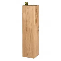 oak wood plinth sanded