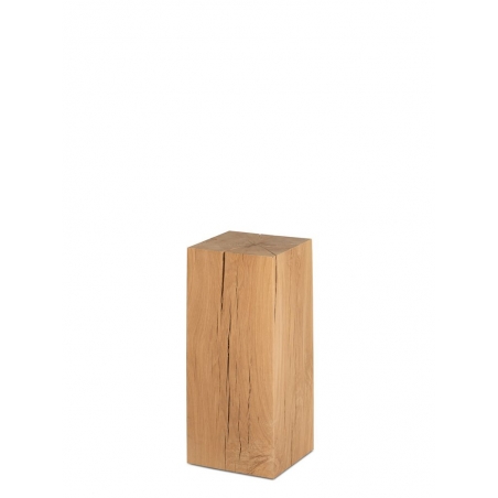 oak wood plinth sanded