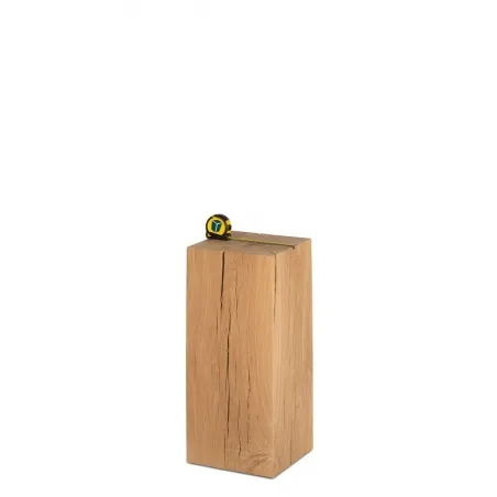 oak wood plinth sanded