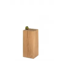 oak wood plinth sanded