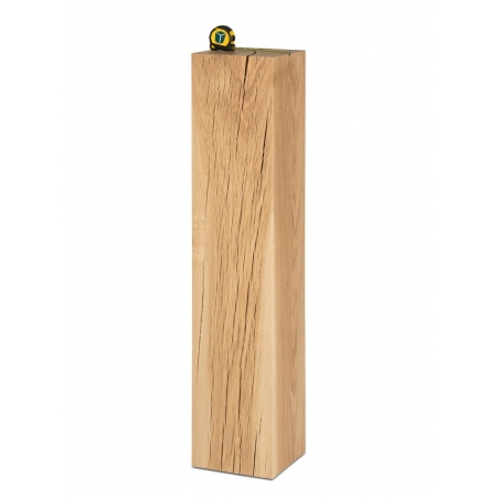 oak wood plinth sanded