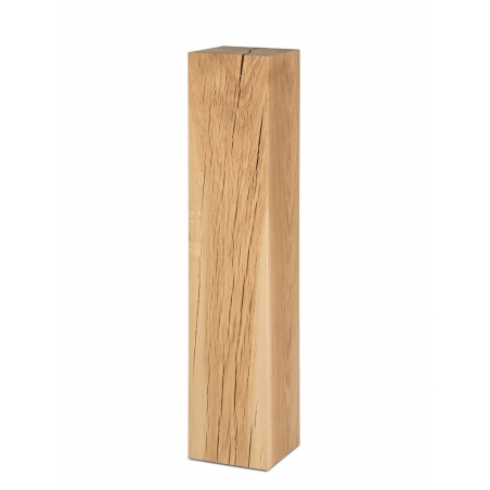 oak wood plinth sanded