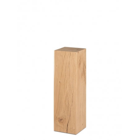 oak wood plinth sanded