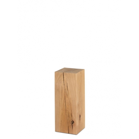 oak wood plinth sanded