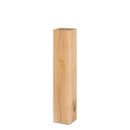 oak wood plinth sanded
