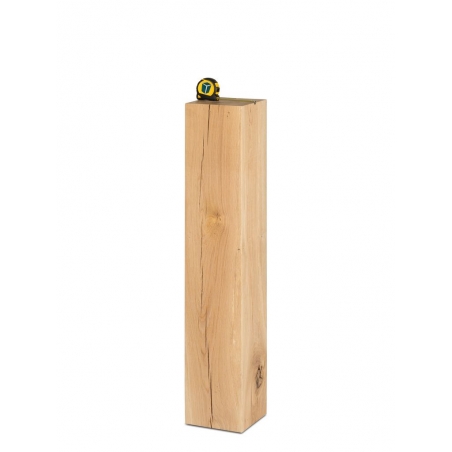 oak wood plinth sanded