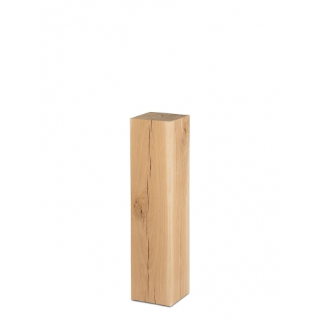 oak wood plinth sanded