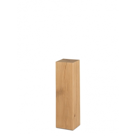 oak wood plinth sanded