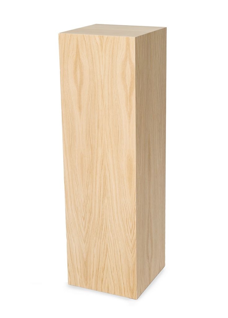 Oakwood veneer plinth