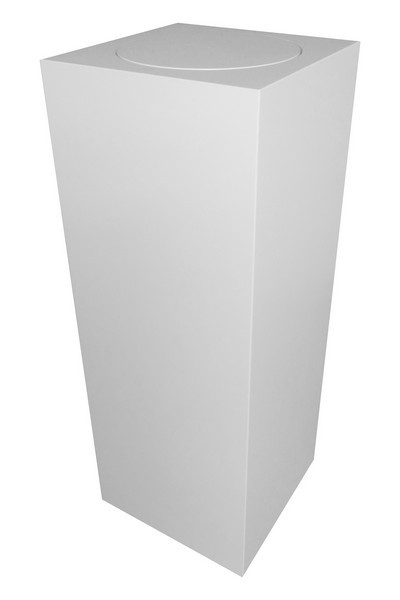 Plinth with rotating platform