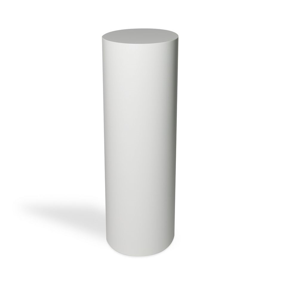 circular plinth white